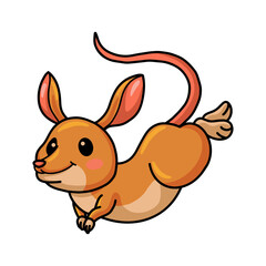 Cute little bandicoot cartoon character