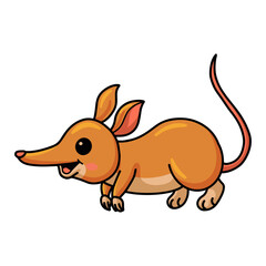 Cute little bandicoot cartoon character