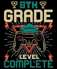 8th Grade level complete Graduation Tee