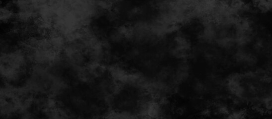 Beautiful grey watercolor grunge. Black marble texture background. abstract nature pattern for design. Border from smoke. Misty effect for film, text or space. Vector illustration. Black grey clouds