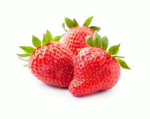 strawberry isolated on white background