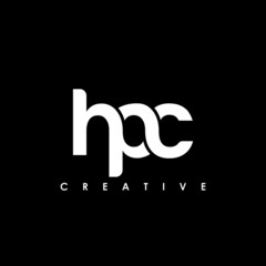 HPC Letter Initial Logo Design Template Vector Illustration