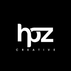 HPZ Letter Initial Logo Design Template Vector Illustration