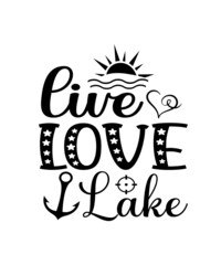 Naklejka premium Lake SVG Design