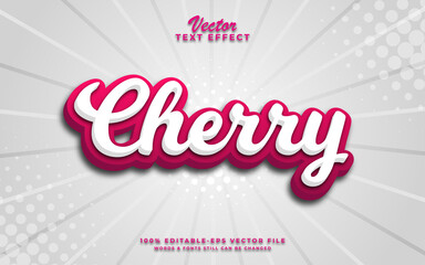 Cherry editable text effect