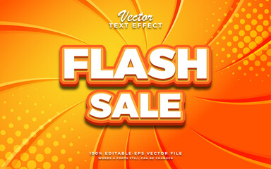 Flash sale editable text effect