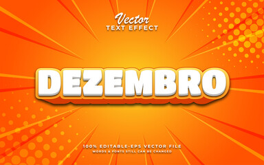 Dezembro editable text effects