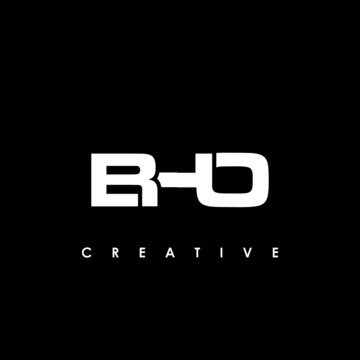BHO Letter Initial Logo Design Template Vector Illustration