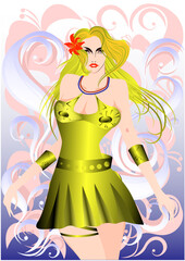 女性、ドレス、ファッション、パーティ