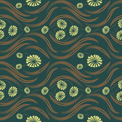 Folk flowers print Floral pattern Ethnic art