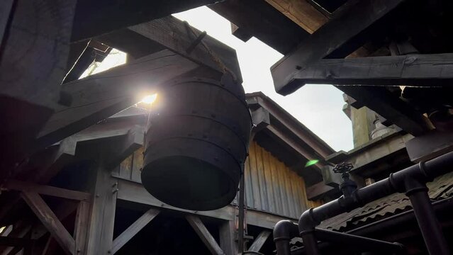 Miscellaneous spare parts for train and old car all antique metal and gears paravoz parts. High quality 4k footage