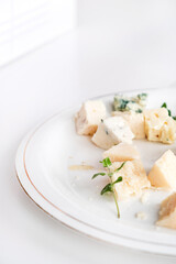 cheese plate and red wine