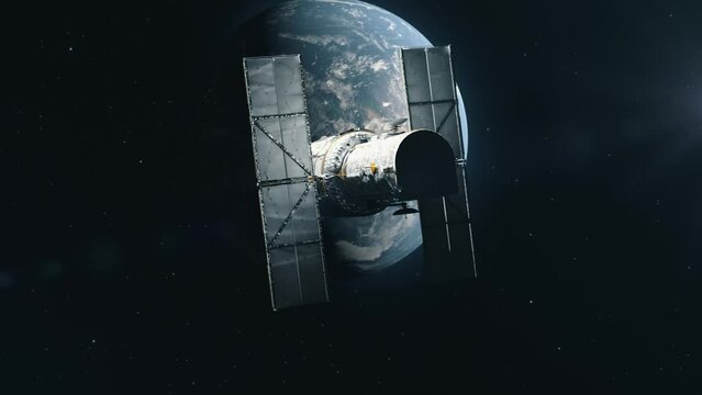 Hubble Space Telescope Drifting Away From Earth