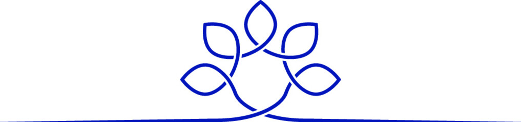 Header line with celtic knots