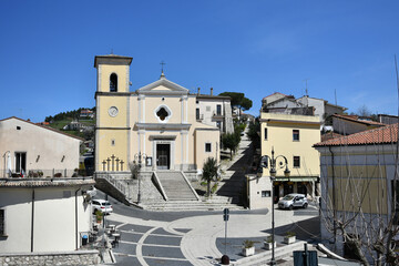 A small square in Gesualdo, a small village in the province of Avellino, Italy.
