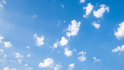 blue sky with white cloud background