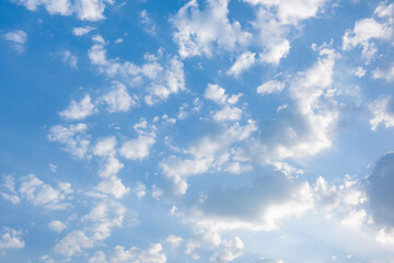 Fototapeta premium blue sky with white cloud background