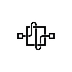 symbol or logo from input output flowchart