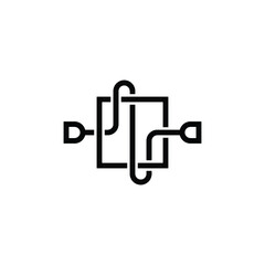 symbol or logo from input output flowchart