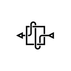 symbol or logo from input output flowchart