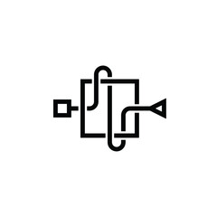 symbol or logo from input output flowchart