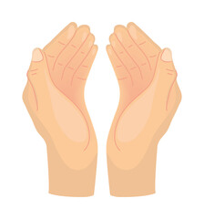 praying hands gesture