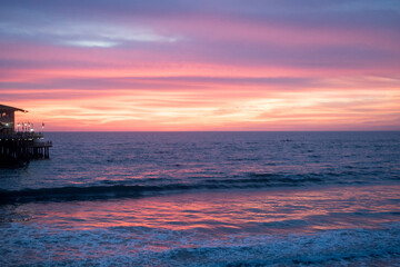 Fototapeta premium Santa Monica Sunsets
