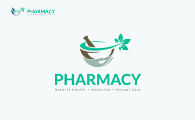 It’s an excellent logo template which is perfect for Pharmacy, Wellness, Herbal medicine and supplements.