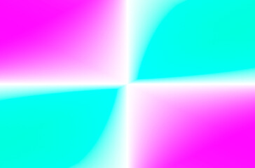 Fondo de cuadrados en degradado azul y rosa.