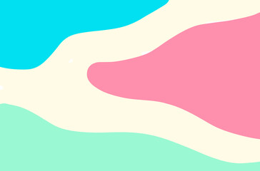 Fondo de manchas de color verde, rosa azul y blanco.