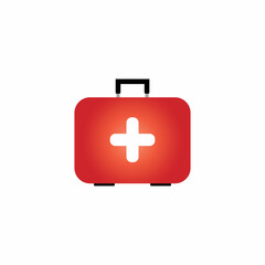 First aid icon on white background