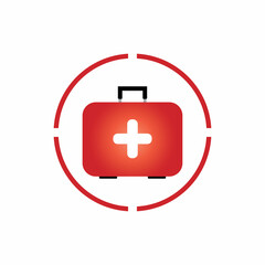 First aid icon on white background