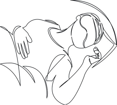 recommend clip art: girl sleeping in a sleep mask