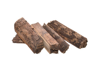 firewood isolated on white background