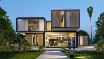 Stylish contemporary house