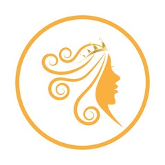 style haircut icon illustration