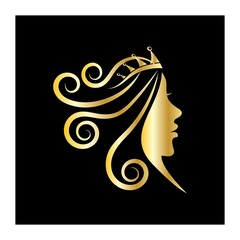 style haircut icon illustration