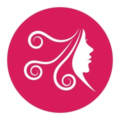 style haircut icon illustration