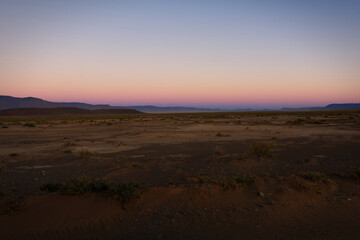 Fototapeta na wymiar Tankwa Karoo National Park Sunset