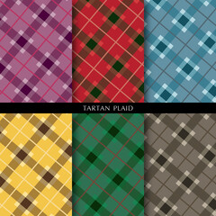 ベーシックなチェック柄セット