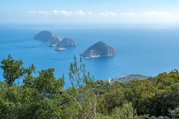 Gelidonya lighthouse, just like a hidden paradise located between Adrasan and Kumluca, is one of the locations where green and blue suit each other the most on the Lycian way for hikers and trekkers.