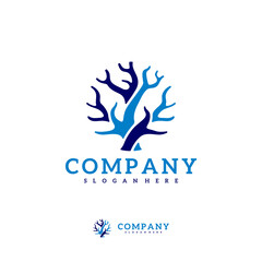 Tree logo vector template, Creative Tree logo design concepts