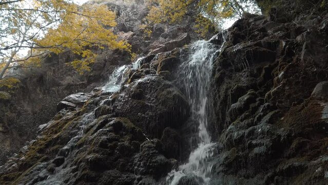 Chantara Waterfalls in Trodos mountains, Cyprus