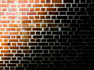 grunge industrial red brick wall dramatic light background