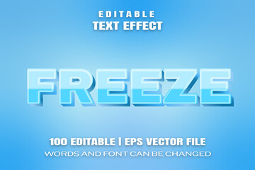 text effects Freeze