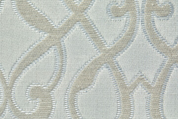 Wallpaper in the style of Baroque. Seamless background. White and black floral ornament. Pattern...
