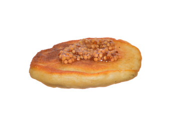 pancakes isolated on white background