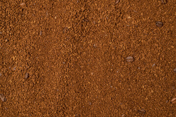 Instant coffee isolated on a background.