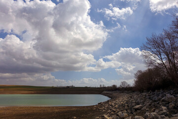 global warming and drought - negative effects of drought on waters, decrease in water levels of...