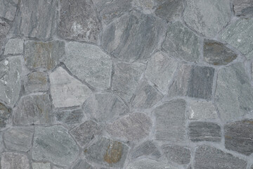 Different Grey Stones in a Wall